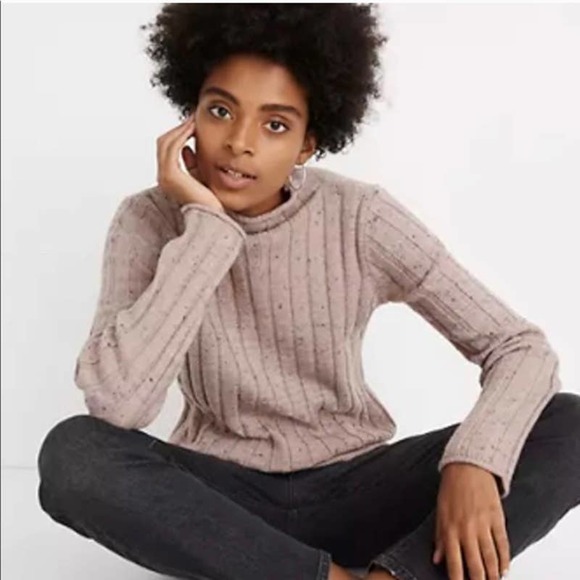 [Madewell] Donegal Evercrest Flecked Turtleneck Sweater Coziest Yarn Sz Small S - Picture 13 of 13